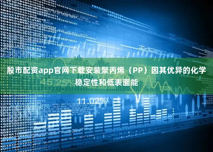 股市配资app官网下载安装聚丙烯（PP）因其优异的化学稳定性和低表面能