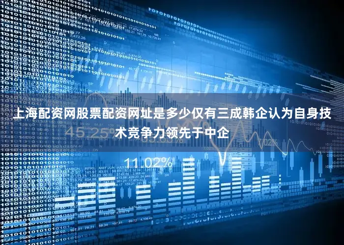 上海配资网股票配资网址是多少仅有三成韩企认为自身技术竞争力领先于中企